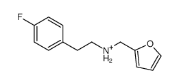 cas no 435345-21-4 is 2-(4-fluorophenyl)ethyl-(furan-2-ylmethyl)azanium
