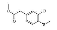 cas no 436141-65-0 is Methyl [3-chloro-4-(methylsulfanyl)phenyl]acetate