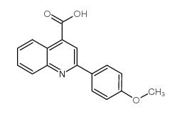 cas no 4364-02-7 is 2-(4-methoxy-phenyl)-quinoline-4-carboxylic acid