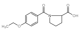 cas no 436811-16-4 is 1-(4-ethoxybenzoyl)pyrrolidine-2-carboxylic acid
