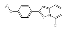 cas no 437384-17-3 is 7-chloro-2-(4-methoxyphenyl)pyrazolo[1,5-a]pyridine
