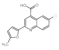 cas no 438216-26-3 is 6-chloro-2-(5-methylfuran-2-yl)quinoline-4-carboxylic acid