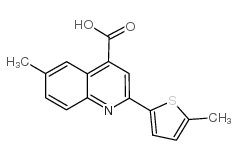 cas no 438216-88-7 is 6-methyl-2-(5-methylthiophen-2-yl)quinoline-4-carboxylic acid