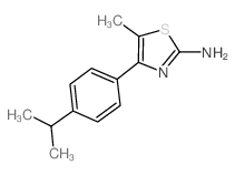 cas no 438218-20-3 is 5-methyl-4-(4-propan-2-ylphenyl)-1,3-thiazol-2-amine
