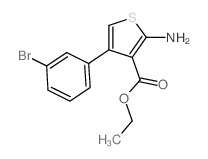 cas no 438218-48-5 is Ethyl 2-amino-4-(3-bromophenyl)thiophene-3-carboxylate
