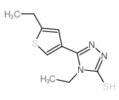 cas no 438230-04-7 is 4-ethyl-3-(5-ethylthiophen-3-yl)-1H-1,2,4-triazole-5-thione
