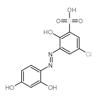 cas no 4386-25-8 is Benzenesulfonic acid,5-chloro-3-[2-(2,4-dihydroxyphenyl)diazenyl]-2-hydroxy-