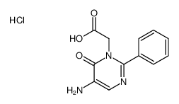 cas no 439910-97-1 is 2-(5-amino-6-oxo-2-phenylpyrimidin-1-yl)acetic acid,hydrochloride