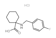 cas no 440648-00-0 is 1-[(4-fluorophenyl)methylamino]cyclohexane-1-carboxylic acid,hydrochloride