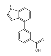 cas no 442562-80-3 is 3-(1H-Indol-4-yl)benzoic acid