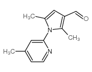 cas no 445428-51-3 is 2,5-dimethyl-1-(4-methylpyridin-2-yl)pyrrole-3-carbaldehyde