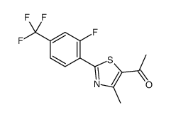 cas no 447406-74-8 is 1-(2-(2-FLUORO-4-(TRIFLUOROMETHYL)PHENYL)-4-METHYLTHIAZOL-5-YL)ETHANONE