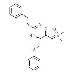 cas no 447461-54-3 is SulfoxoniuM, diMethyl-, (3R)-2-oxo-3-[[(phenylMethoxy)carbonyl]aMino]-4-(phenylthio)butylide (9CI)