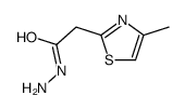 cas no 448229-66-1 is 2-(4-Methyl-1,3-thiazol-2-yl)acetohydrazide