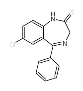 cas no 4547-02-8 is 7-Chloro-1,3-dihydro-5-phenyl-2H-1,4-benzodiazepine-2-thione