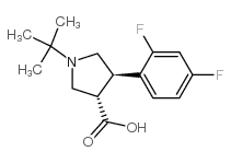 cas no 455957-94-5 is (3S,4R)-1-tert-Butyl-4-(2,4-difluorophenyl)pyrrolidine-3-carboxylic acid