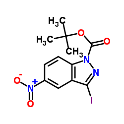 cas no 459133-69-8 is 1-BOC-3-IODO-5-NITRO-1H-INDAZOLE