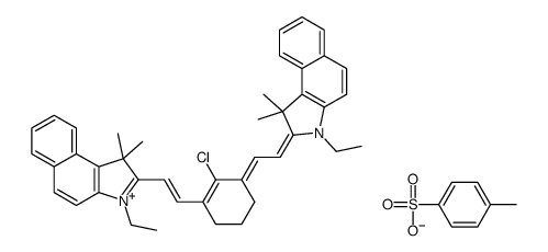 cas no 460337-33-1 is 2-[(E)-2-{(3E)-2-Chloro-3-[(2E)-2-(3-ethyl-1,1-dimethyl-1,3-dihyd ro-2H-benzo[e]indol-2-ylidene)ethylidene]-1-cyclohexen-1-yl}vinyl ]-3-ethyl-1,1-dimethyl-1H-benzo[e]indolium 4-methylbenzenesulfona te