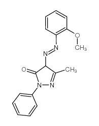 cas no 4645-07-2 is 2,4-dihydro-4-[(2-methoxyphenyl)azo]-5-methyl-2-phenyl-3H-Pyrazol-3-one