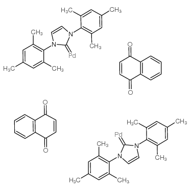 cas no 467220-49-1 is [1,3-bis(2,4,6-trimethylphenyl)imidazol-2-ylidene]palladium,naphthalene-1,4-dione
