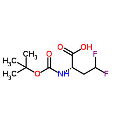 cas no 467442-20-2 is (S)-2-(tert-Butoxycarbonylamino)-4,4-difluorobutanoic acid