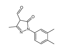 cas no 473681-77-5 is 1-(3,4-DIMETHYLPHENYL)-3-METHYL-5-OXO-4,5-DIHYDRO-1H-PYRAZOLE-4-CARBALDEHYDE