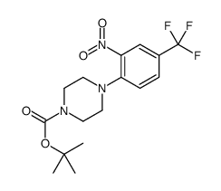 cas no 474329-72-1 is tert-butyl 4-[2-nitro-4-(trifluoromethyl)phenyl]piperazine-1-carboxylate