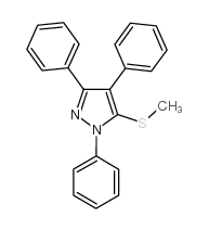 cas no 475094-43-0 is 5-methylsulfanyl-1,3,4-triphenylpyrazole