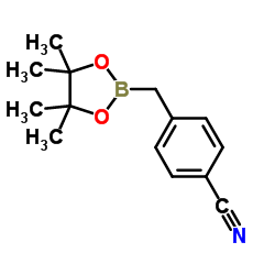 cas no 475250-43-2 is 4-((4,4,5,5-Tetramethyl-1,3,2-dioxaborolan-2-yl)methyl)benzonitrile