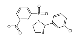 cas no 477515-62-1 is 2-(3-Chlorophenyl)-3-[(3-nitrophenyl)sulfonyl]-1,3-thiazolidine