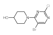 cas no 477593-22-9 is 1-(5-Bromo-2-chloropyrimidin-4-yl)piperidin-4-ol