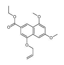 cas no 477849-65-3 is Ethyl 4-(allyloxy)-6,8-dimethoxy-2-naphthoate