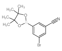 cas no 479411-96-6 is 3-Bromo-5-(4,4,5,5-tetramethyl-1,3,2-dioxaborolan-2-yl)benzonitrile