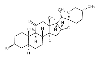 cas no 4802-74-8 is (25R)-3beta-Hydroxy-5alpha-Spirostan-11-one