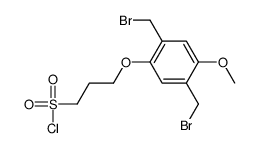 cas no 480439-40-5 is 3-[2,5-bis(bromomethyl)-4-methoxyphenoxy]propane-1-sulfonyl chloride