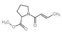 cas no 480440-16-2 is methyl 1-[(E)-but-2-enoyl]pyrrolidine-2-carboxylate