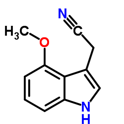 cas no 4837-74-5 is (4-Methoxy-1H-indol-3-yl)acetonitrile