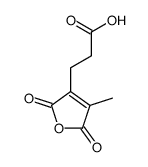 cas no 487-66-1 is 2,5-Dihydro-4-methyl-2,5-dioxo-3-furanpropanoic Acid