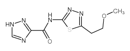 cas no 491866-57-0 is 1H-1,2,4-Triazole-3-carboxamide,N-[5-(2-methoxyethyl)-1,3,4-thiadiazol-2-yl]