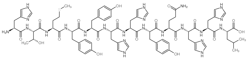 cas no 492444-99-2 is h-his-thr-met-tyr-tyr-his-his-tyr-gln-his-his-leu-oh