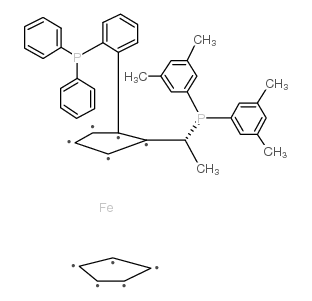 cas no 494227-31-5 is (r)-1-[(r)-2-[2-(diphenylphosphino)phenyl]ferrocenyl]ethyldi(3,5-xylyl)phosphine