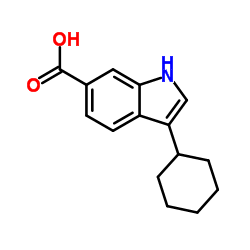 cas no 494799-17-6 is 3-Cyclohexyl-1H-indole-6-carboxylic acid