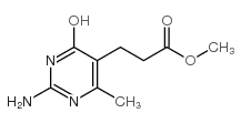 cas no 497246-54-5 is methyl 3-(2-amino-6-methyl-4-oxo-1H-pyrimidin-5-yl)propanoate