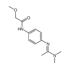 cas no 49745-00-8 is N-[4-[1-(dimethylamino)ethylideneamino]phenyl]-2-methoxyacetamide