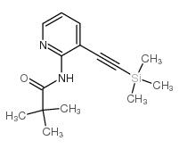 cas no 499193-46-3 is 2,2-Dimethyl-N-(3-trimethylsilanylethynyl-pyridin-2-yl)-propionamide