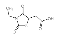 cas no 499199-10-9 is 2-(3-ethyl-2,4-dioxo-1,3-thiazolidin-5-yl)acetic acid