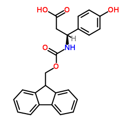 cas no 501015-33-4 is fmoc-(s)-3-amino-3-(4-hydroxy-phenyl)-propionic acid