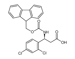 cas no 501015-34-5 is fmoc-(s)-3-amino-3-(2,4-dichloro-phenyl)-propionic acid