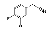 cas no 501420-63-9 is 2-(3-Bromo-4-fluorophenyl)acetonitrile