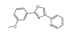 cas no 502422-28-8 is 2-(3-methoxyphenyl)-4-pyridin-2-yl-1,3-oxazole